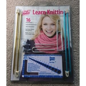 Susan Bates LEARN KNITTING, Left and Right- , Needles Manual PROJECTS‎